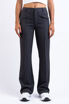 Drew 02Mid Straight Suit Pants - Dark Grey