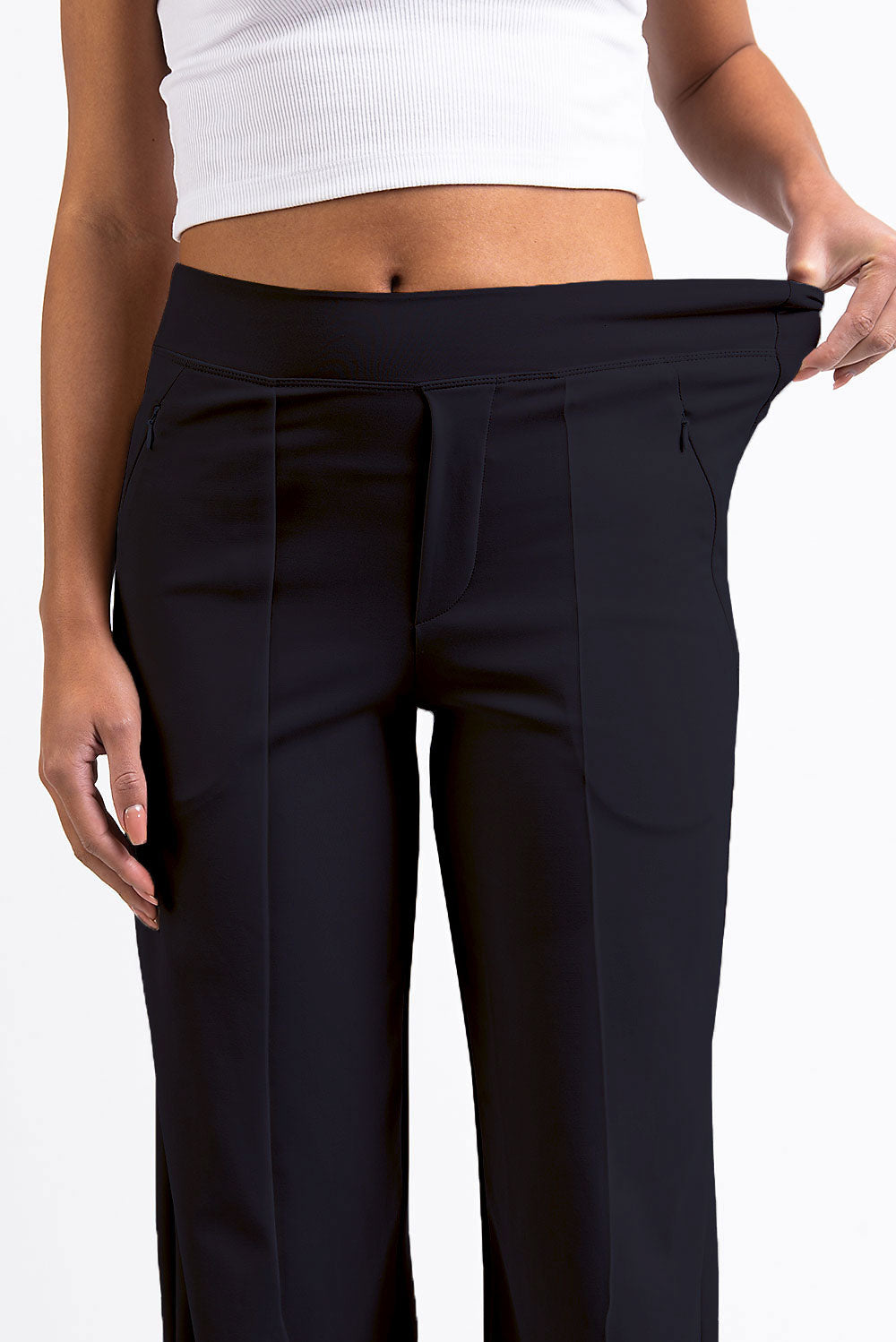 Holly 02High ActiveFlex Straight Pants - Navy