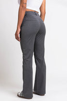 Bonnie 04High Bootcut Suit Pants - Grey
