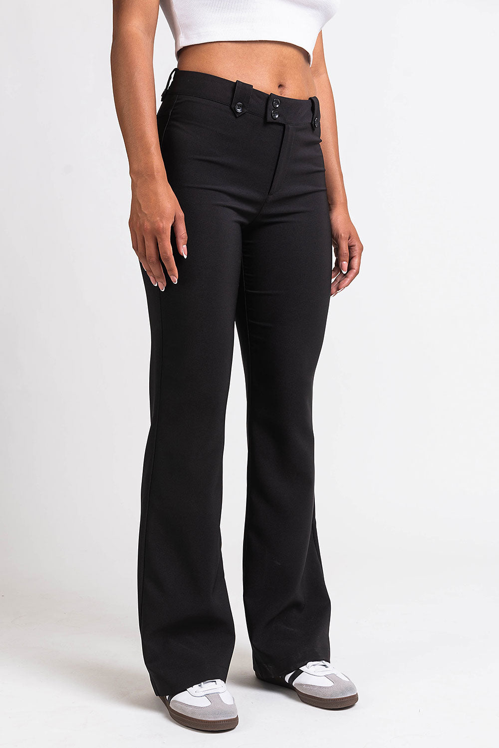 Bonnie 03Mid Bootcut Suit Pants - Black