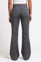 Bonnie 03Mid Bootcut Suit Pants - Grey